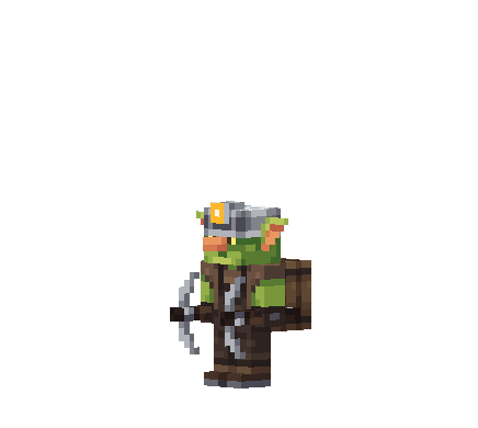 A goblin using a pair of pickaxes as a weapon to create a shockwave.